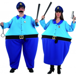 PAREJA POLICÍAS GORDOS