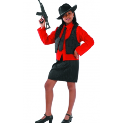 DISFRAZ GÁNSTER NIÑA