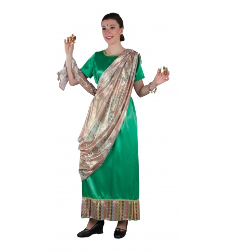 VESTIDO HINDÚ MUJER 3 VESTIDO HINDÚ MUJER