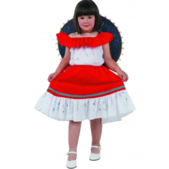 DISFRAZ MEJICANA INFANTIL