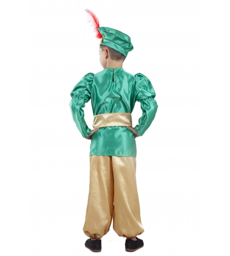 DISFRAZ PAJE VERDE INFANTIL 4 DISFRAZ PAJE VERDE INFANTIL - Imagen 2