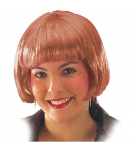 PELUCA CABARET COLOR CASTAÑO 3 PELUCA CABARET COLOR CASTAÑO