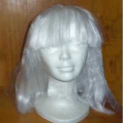 PELUCA CLEOPATRA BLANCA