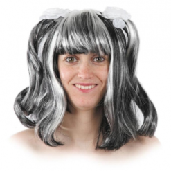 Peluca Halloween Flores