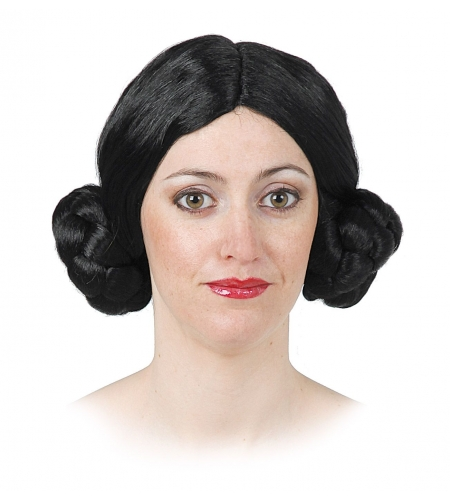 PELUCA TRENZAS MOÑO 3 PELUCA TRENZAS MOÑO