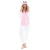 PIJAMA CONEJO ROSA MUJER 2 PIJAMA CONEJO ROSA MUJER -Magasin Comarfi pijama conejo rosa mujer