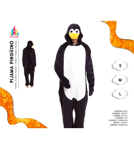 DISFRAZ PIJAMA PINGÜINO 3 DISFRAZ PIJAMA PINGÜINO