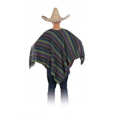 PONCHO MEJICANO ADULTO 4 PONCHO MEJICANO ADULTO - Imagen 2