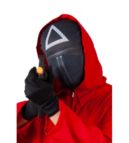 DISFRAZ JUEGO DEL CALAMAR CUADRADO ADULTO CON MÁSCARA DE PLÁSTICO 5 DISFRAZ JUEGO DEL CALAMAR CUADRADO ADULTO CON MÁSCARA DE PLÁSTICO - Imagen 3