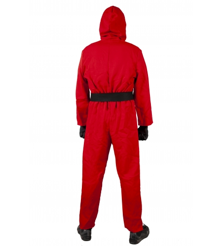 DISFRAZ JUEGO DEL CALAMAR CUADRADO ADULTO CON MÁSCARA DE PLÁSTICO 7 DISFRAZ JUEGO DEL CALAMAR CUADRADO ADULTO CON MÁSCARA DE PLÁSTICO - Imagen 5