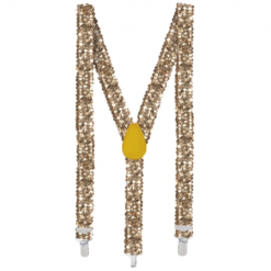 TIRANTES LENTEJUELAS ORO